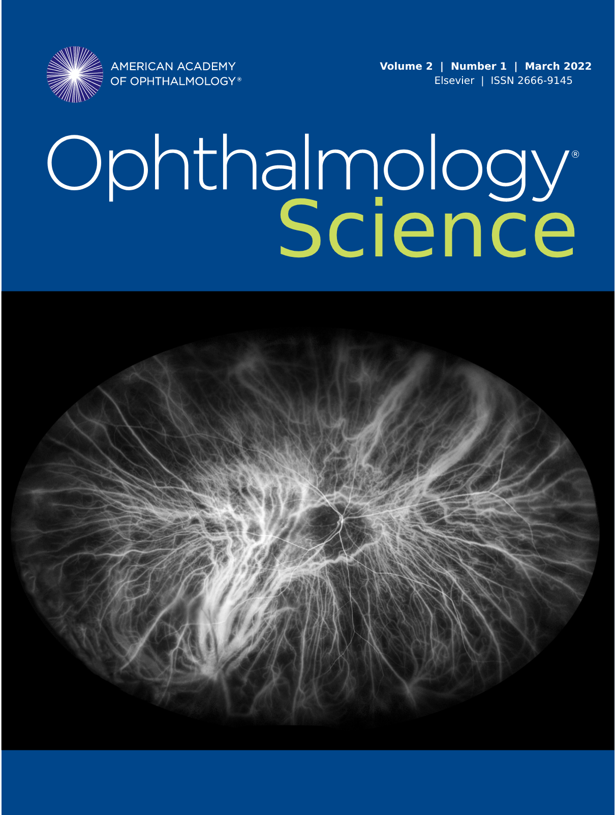 Ophthalmology Science March 2022 image