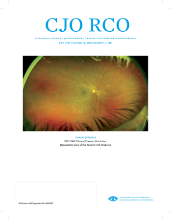 Canadian Journal of Optometry Volume 79, Supplement 2, 2017 image