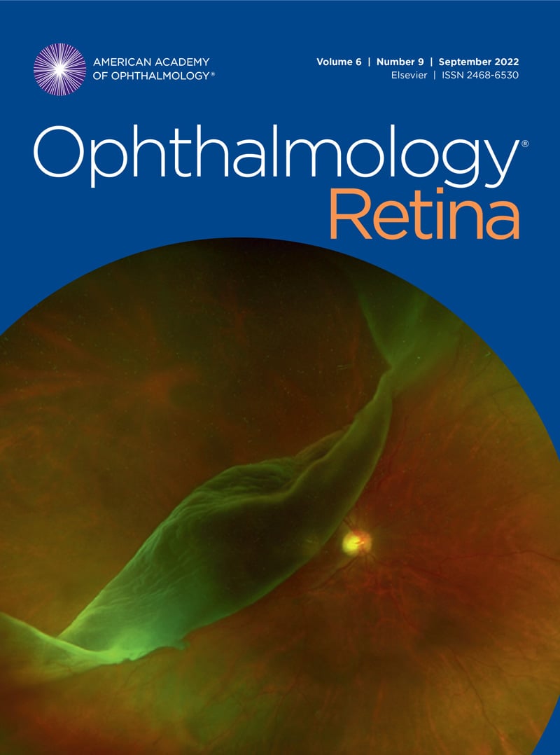 Ophthalmology Retina September 2022, Volume 6, Number 9 image