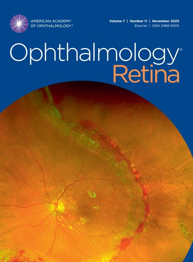 Ophthalmology Retina November, 2023, Volume 7, Number 11 image